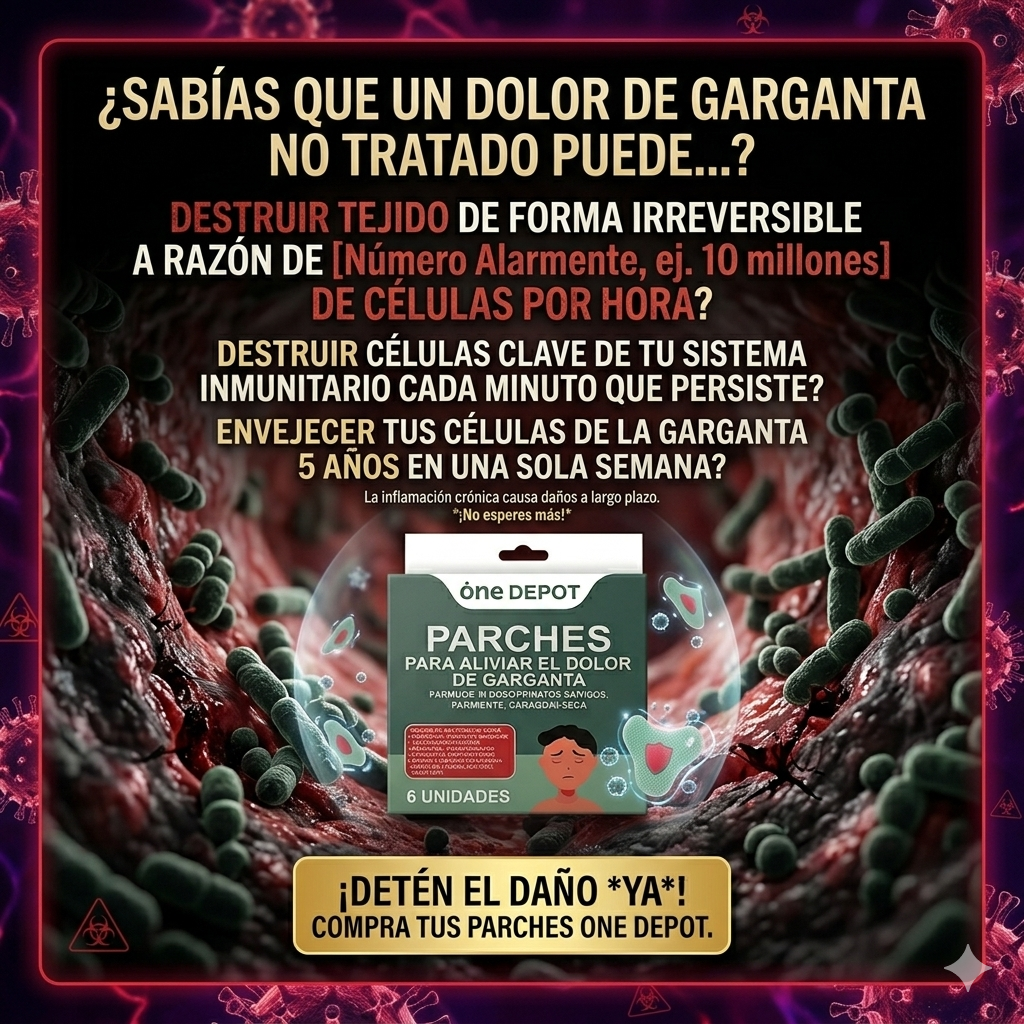 Parche 6 und Aliviar Dolor De Garganta