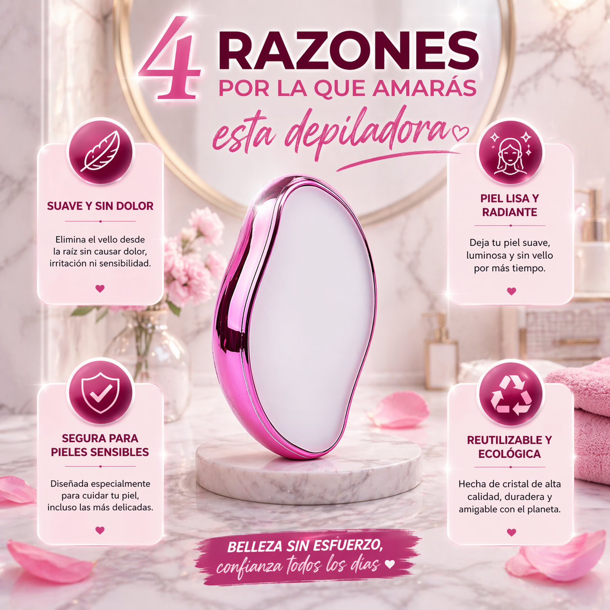 Depiladora mágica Epilator Perla Marina