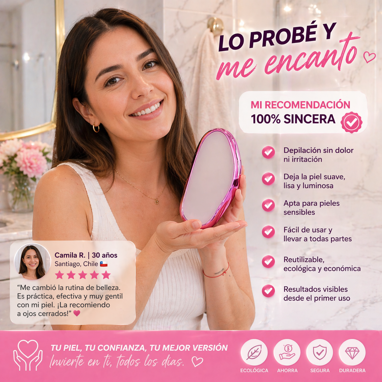 Depiladora mágica Epilator Perla Marina