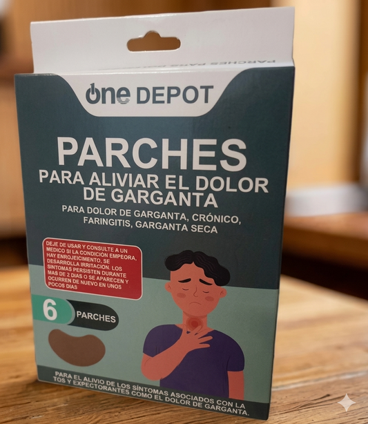 Parche 6 und Aliviar Dolor De Garganta