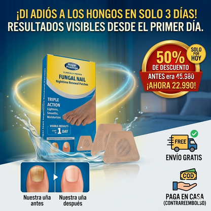 M - PARCHES ANTI HONGO DE UÑAS - AZUL