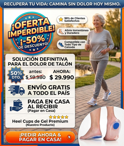 Taloneras Ortopédicas de Silicon