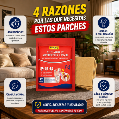 PACK de 3- Parche para Artritis ( 36un)