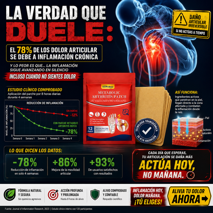 PACK de 3- Parche para Artritis ( 36un)
